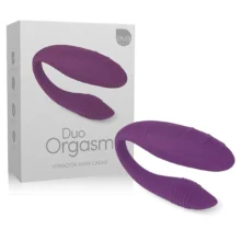 Vibrador Duo Orgasm Adão e Eva Dupla Estimulação Recarregável