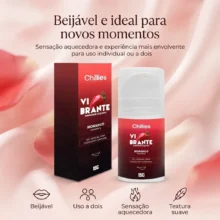 Alternative view of Vibrador Líquido Vibrante Chillies Gel Excitante Beijável 15g