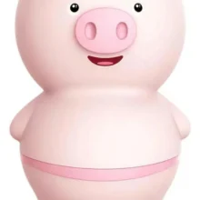 Vibrador porquinho com língua