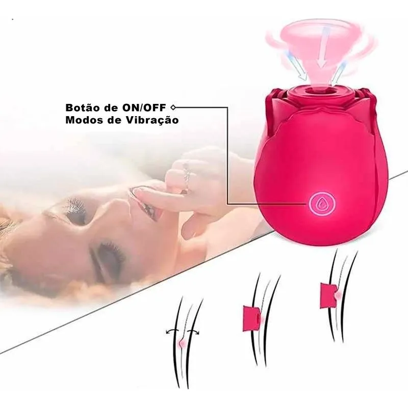 Estimulador em formato de Rosa - Imagem 4