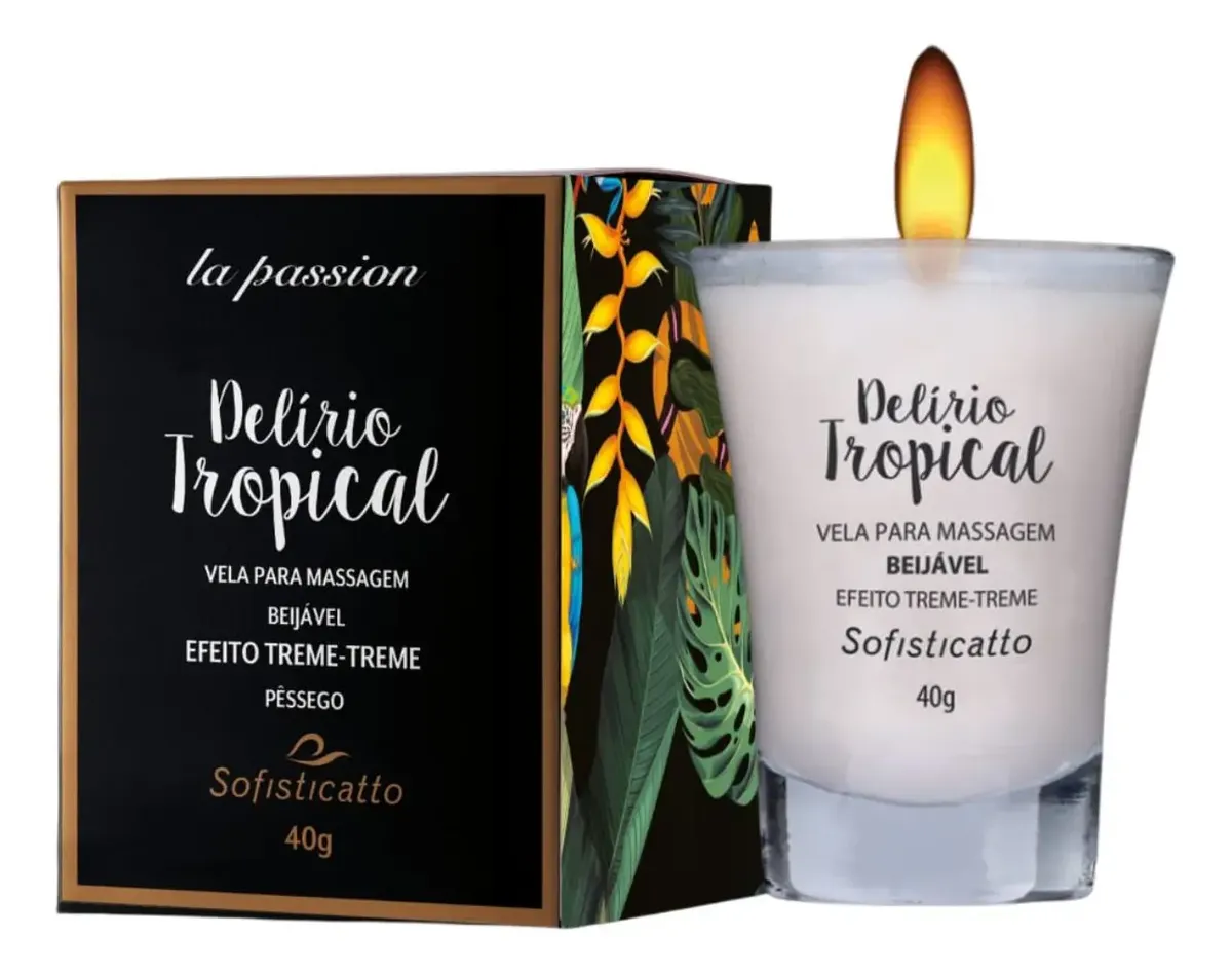 Vela de Massagem Delírio Tropical Sofisticatto 40g