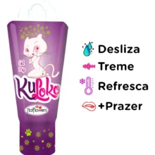Alternative view of Gel Dessensibilizante E Excitante Kuloko Hot Flowers 15g
