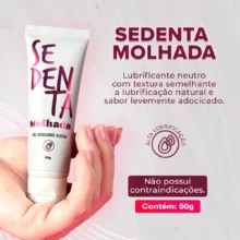 Gel Lubrificante Neutro Sedenta Molhada 50g Pepper Blend