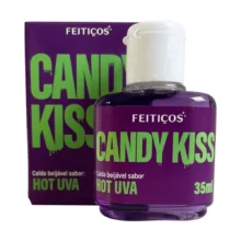Calda Beijável Candy Kiss Hot 35ml | Efeito Quente Intenso